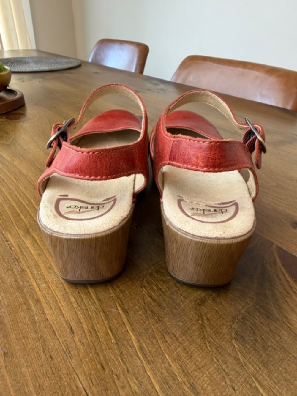 Dansko "Sam" Leather Sandals Mary Jane Style Women's EU size 36 --US 5.5 - 6 - Picture 6 of 11